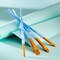 RCC 214 | Crafter's Choice™ 4pc Golden Taklon Angular Brush Set